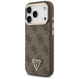 Guess iPhone 17 Pro/iPhone 18 Pro Cover 4G Triangle MagSafe Brun