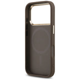 Guess iPhone 17 Pro/iPhone 18 Pro Cover 4G Triangle MagSafe Brun