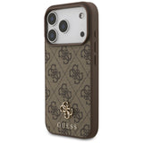 Guess iPhone 17 Pro/iPhone 18 Pro Cover 4G Small Classic Logo Brun