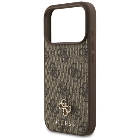Guess iPhone 17 Pro/iPhone 18 Pro Cover 4G Small Classic Logo Brun
