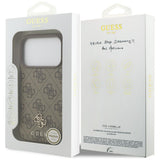 Guess iPhone 17 Pro/iPhone 18 Pro Cover 4G Small Classic Logo Brun