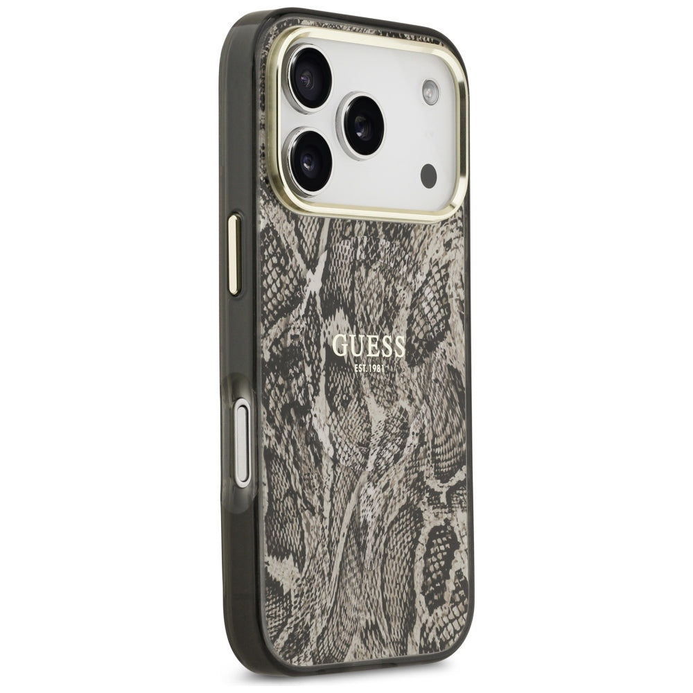 Guess iPhone 17 Pro Max/iPhone 18 Pro Max Cover Python Brun