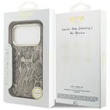 Guess iPhone 17 Pro Max/iPhone 18 Pro Max Cover Python Brun