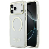 Guess iPhone 17 Pro Max/iPhone 18 Pro Max Cover Metal Outline Guld