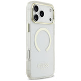 Guess iPhone 17 Pro Max/iPhone 18 Pro Max Cover Metal Outline Guld