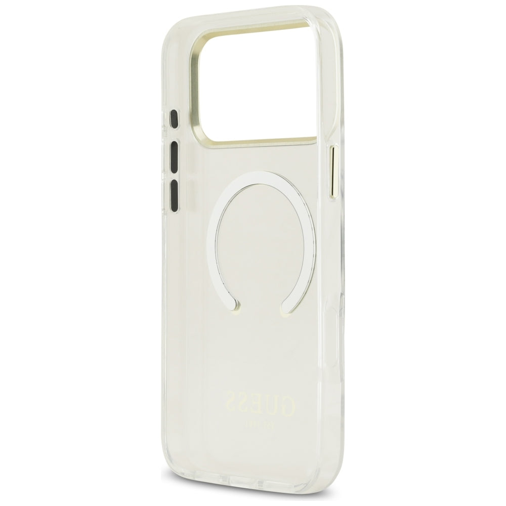 Guess iPhone 17 Pro Max/iPhone 18 Pro Max Cover Metal Outline Guld