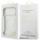 Guess iPhone 17 Pro Max/iPhone 18 Pro Max Cover Metal Outline Guld