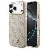 Guess iPhone 17 Pro Max/iPhone 18 Pro Max Cover 4G Triangle MagSafe Lyserød