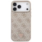 Guess iPhone 17 Pro Max/iPhone 18 Pro Max Cover 4G Triangle MagSafe Lyserød