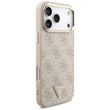 Guess iPhone 17 Pro Max/iPhone 18 Pro Max Cover 4G Triangle MagSafe Lyserød