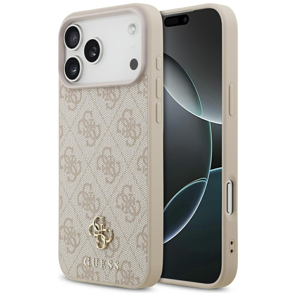 Guess iPhone 17 Pro Max/iPhone 18 Pro Max Cover 4G Classic Logo Small Lyserød
