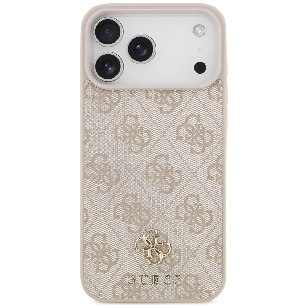 Guess iPhone 17 Pro Max/iPhone 18 Pro Max Cover 4G Classic Logo Small Lyserød