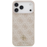 Guess iPhone 17 Pro Max/iPhone 18 Pro Max Cover 4G Classic Logo Small Lyserød
