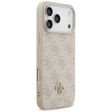 Guess iPhone 17 Pro Max/iPhone 18 Pro Max Cover 4G Classic Logo Small Lyserød