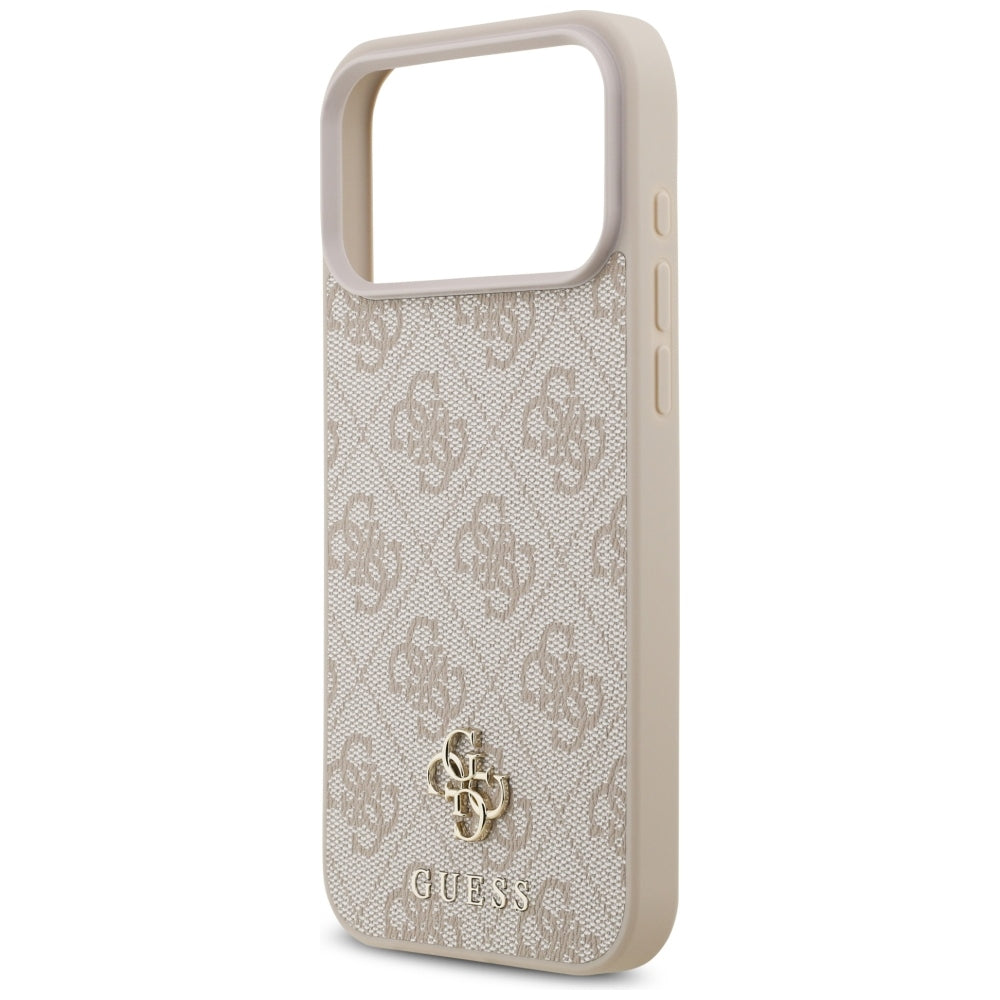 Guess iPhone 17 Pro Max/iPhone 18 Pro Max Cover 4G Classic Logo Small Lyserød