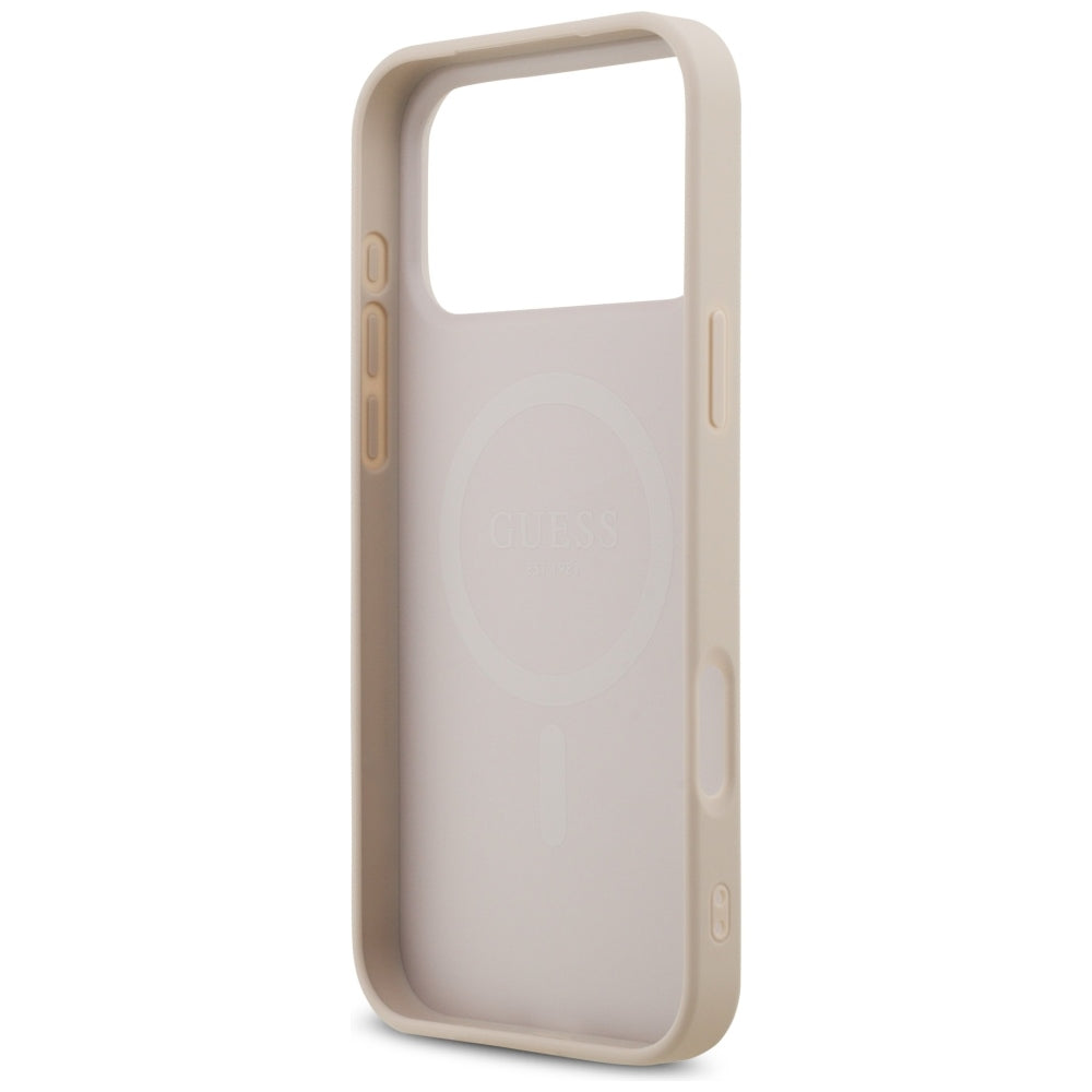 Guess iPhone 17 Pro Max/iPhone 18 Pro Max Cover 4G Classic Logo Small Lyserød