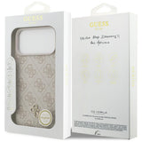 Guess iPhone 17 Pro Max/iPhone 18 Pro Max Cover 4G Classic Logo Small Lyserød
