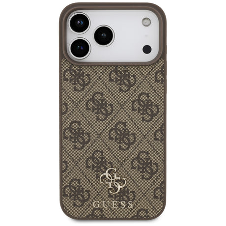 Guess iPhone 17 Pro Max/iPhone 18 Pro Max Cover 4G Small Classic Logo Brun