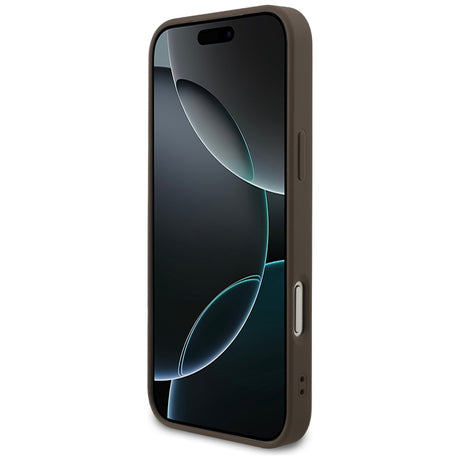 Guess iPhone 17 Pro Max/iPhone 18 Pro Max Cover 4G Small Classic Logo Brun