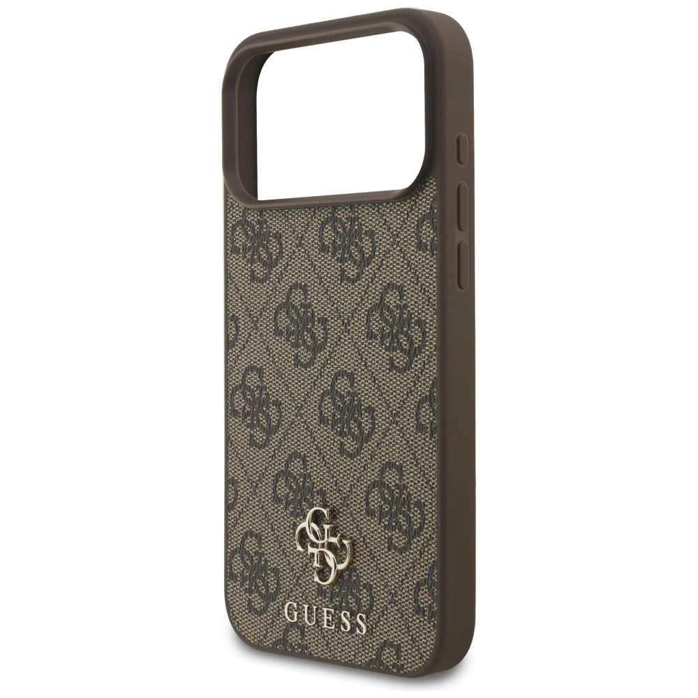 Guess iPhone 17 Pro Max/iPhone 18 Pro Max Cover 4G Small Classic Logo Brun