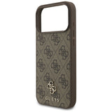 Guess iPhone 17 Pro Max/iPhone 18 Pro Max Cover 4G Small Classic Logo Brun