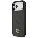 Guess iPhone 17 Pro Max/iPhone 18 Pro Max Cover 4G Triangle Strass Sort