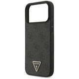 Guess iPhone 17 Pro Max/iPhone 18 Pro Max Cover 4G Triangle Strass Sort