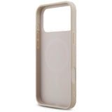 Guess iPhone 17 Pro Max/iPhone 18 Pro Max Cover 4G Triangle Strass Lyserød