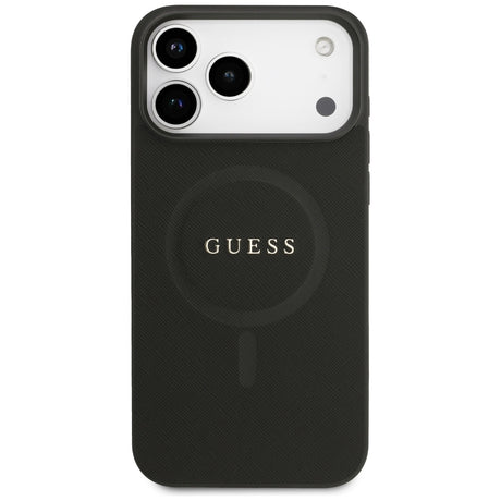 Guess iPhone 17 Pro Max/iPhone 18 Pro Max Cover Saffiano Classic Logo Sort