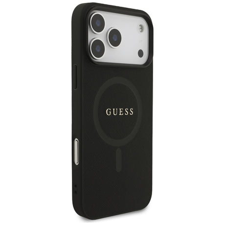 Guess iPhone 17 Pro Max/iPhone 18 Pro Max Cover Saffiano Classic Logo Sort