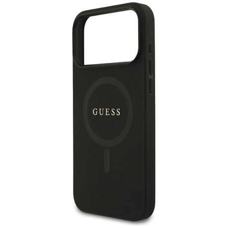 Guess iPhone 17 Pro Max/iPhone 18 Pro Max Cover Saffiano Classic Logo Sort