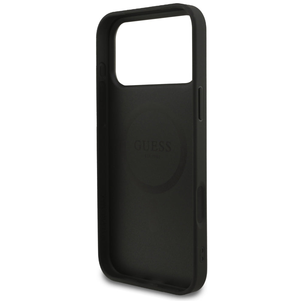 Guess iPhone 17 Pro Max/iPhone 18 Pro Max Cover Saffiano Classic Logo Sort