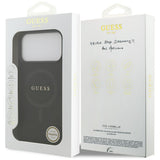 Guess iPhone 17 Pro Max/iPhone 18 Pro Max Cover Saffiano Classic Logo Sort