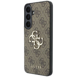Guess Samsung Galaxy S26 FE Cover 4G Metal Logo Brun