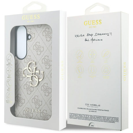 Guess Samsung Galaxy S26 FE Cover 4G Metal Logo Lyserød