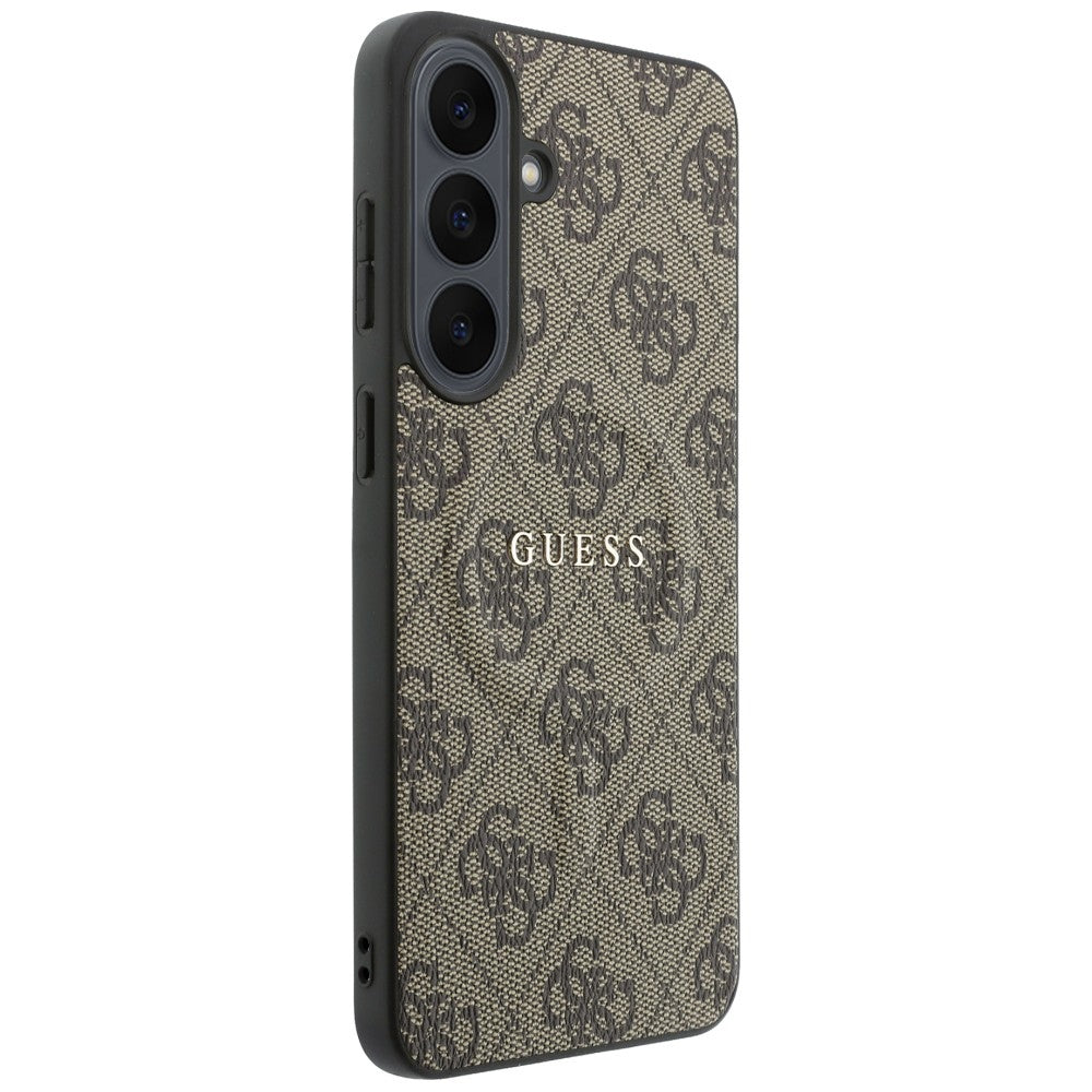 Guess Samsung Galaxy S26 FE Cover 4G Embossed MagSafe Brun