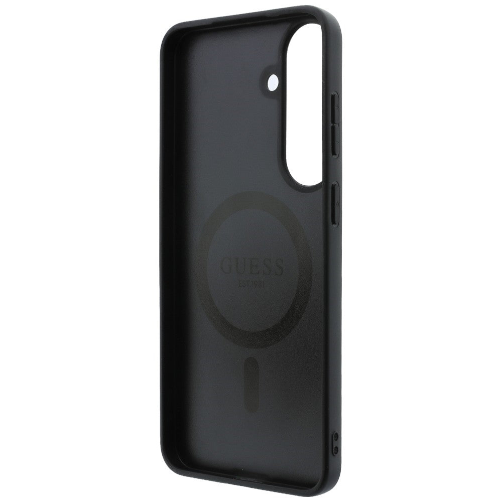 Guess Samsung Galaxy S26 FE Cover 4G Embossed MagSafe Brun