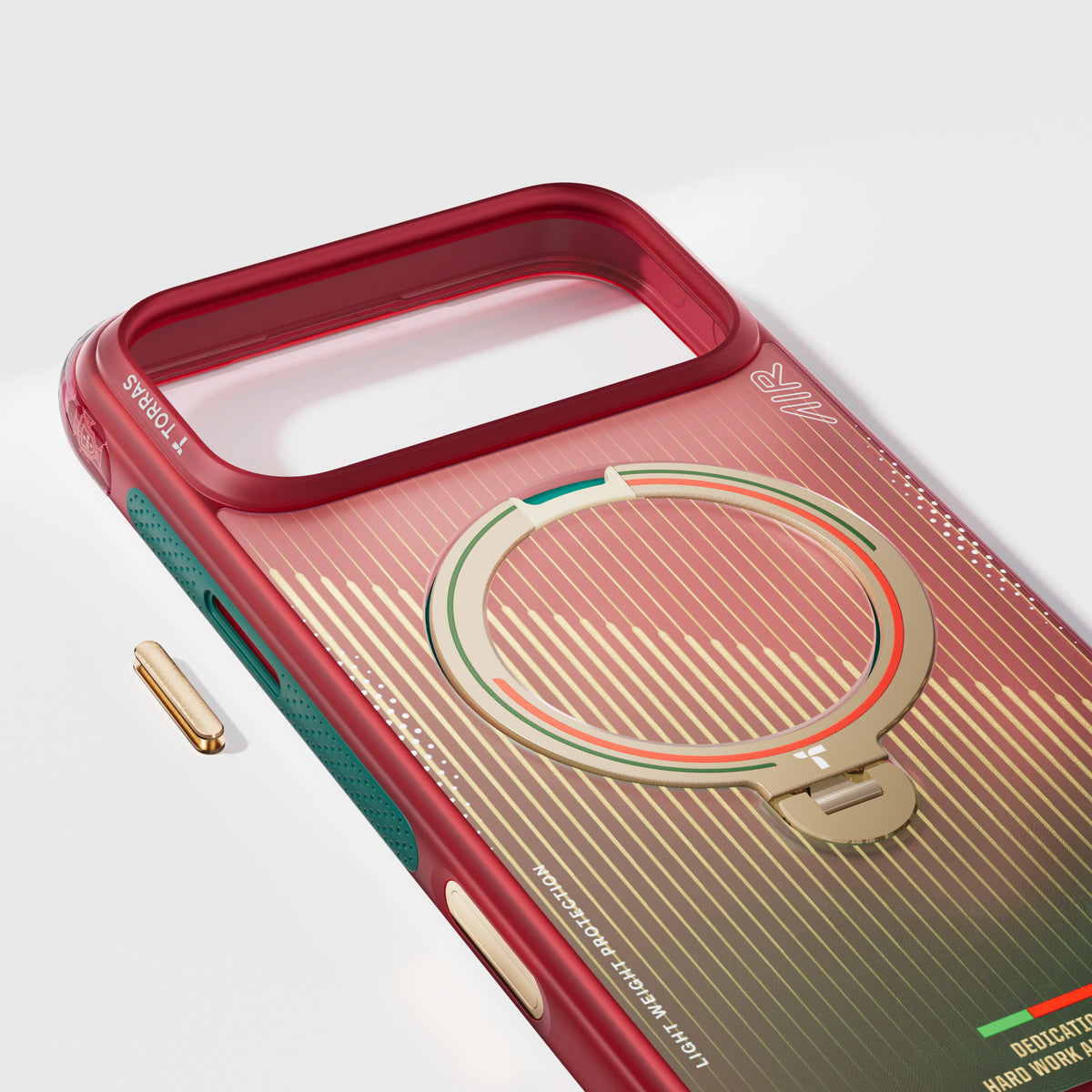 Torras iPhone 17 Pro Max Cover Ostand Q3 Air Portugal Glory Sash