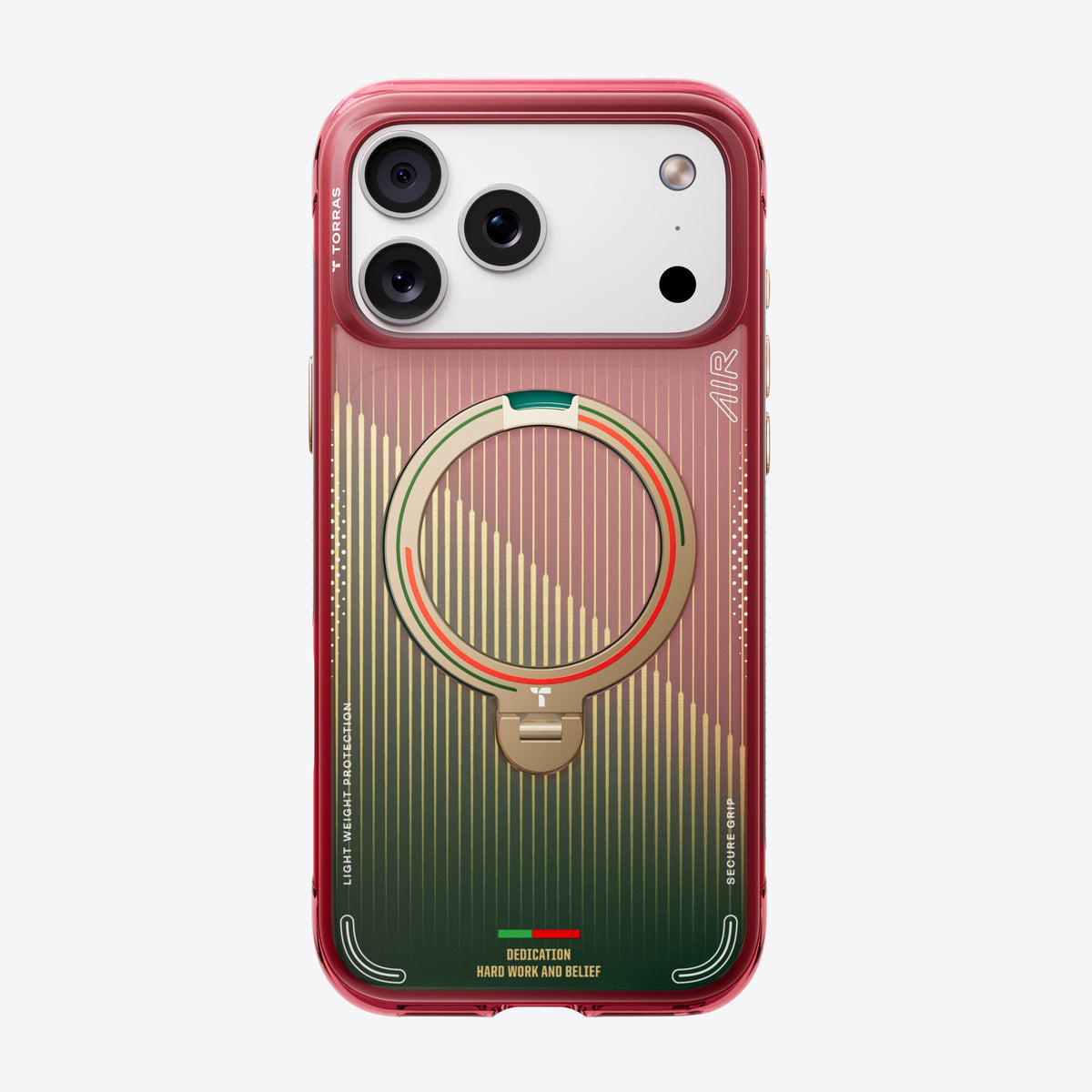 Torras iPhone 17 Pro Max Cover Ostand Q3 Air Portugal Glory Sash