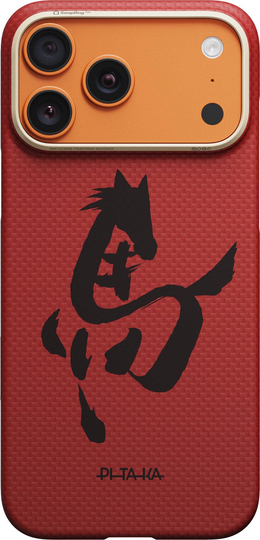 Pitaka iPhone 17 Pro Max Cover Edge MagSafe Cinnabar