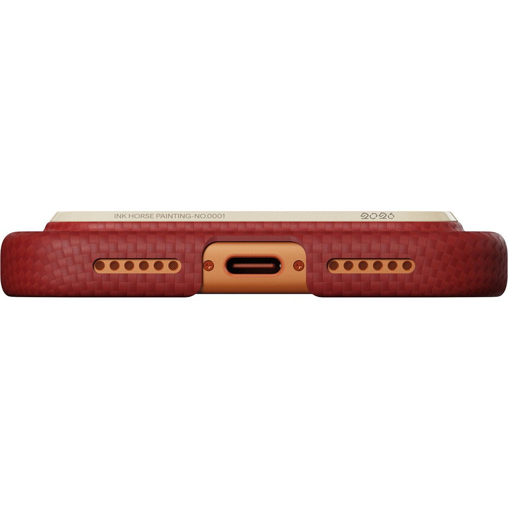 Pitaka iPhone 17 Pro Cover Edge MagSafe Cinnabar