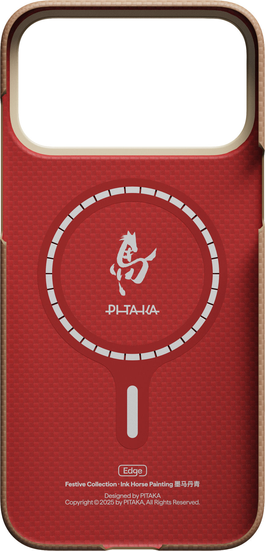 Pitaka iPhone 17 Pro Max Cover Edge MagSafe Gold & Jade