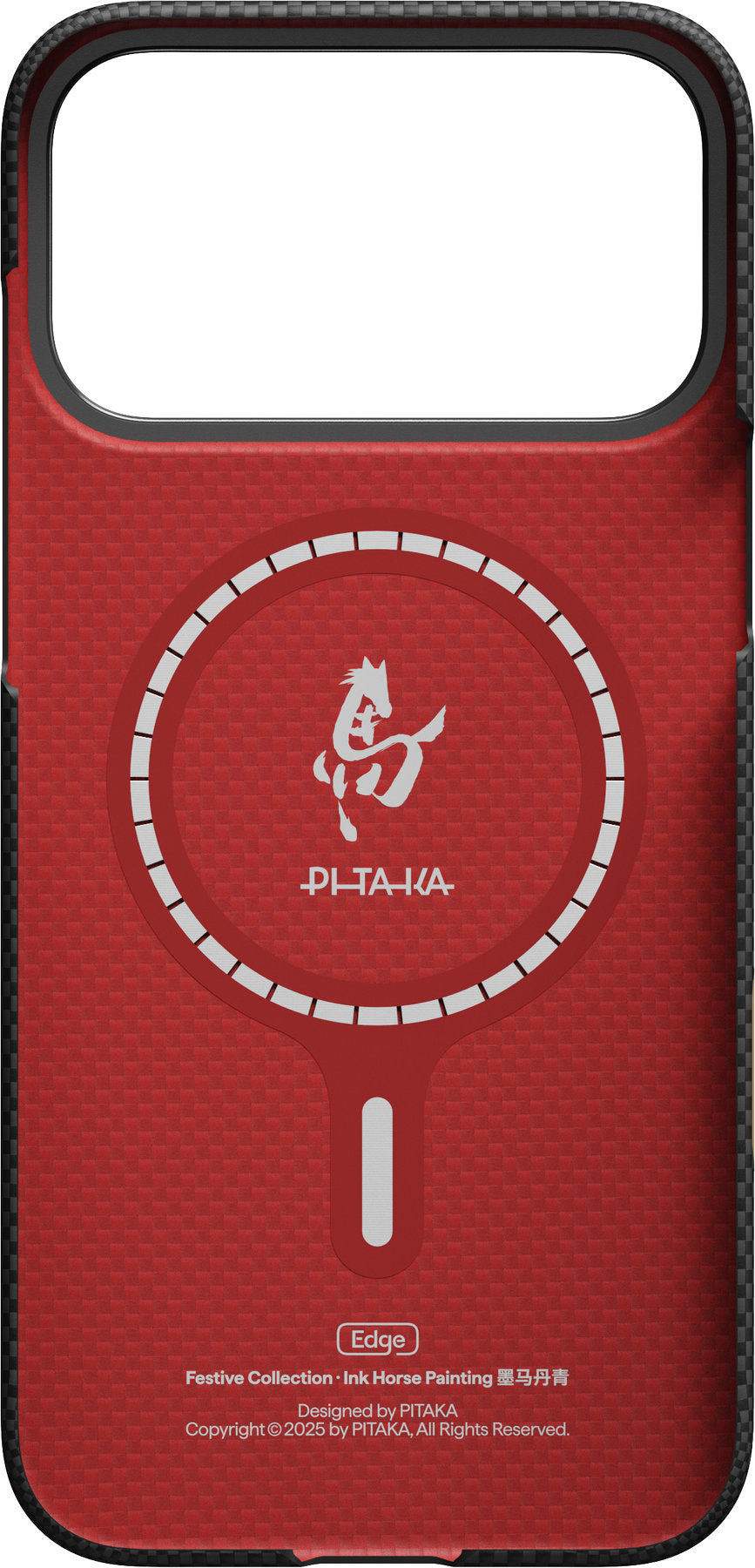 Pitaka iPhone 17 Pro Max Cover Edge MagSafe Ink Rhythm