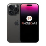 Brugt iPhone 15 Pro 128 GB Sort titanium – Brugt stand