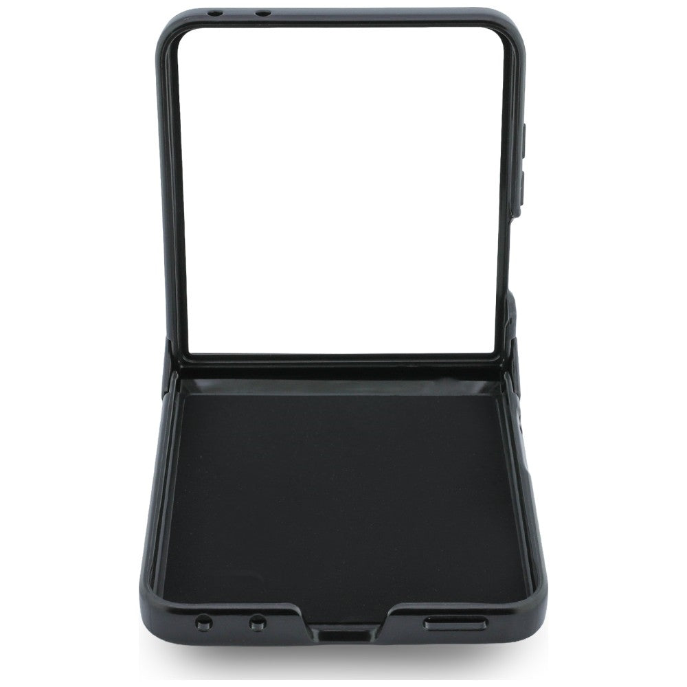 Karl Lagerfeld Samsung Galaxy Z Flip 8 Cover Saffiano Karl & Choupette Sort