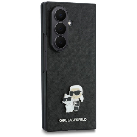 Karl Lagerfeld Samsung Galaxy Z Fold 8 Ultra Cover Saffiano Karl & Choupette Sort