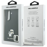 Karl Lagerfeld Samsung Galaxy Z Fold 8 Ultra Cover Saffiano Karl & Choupette Sort
