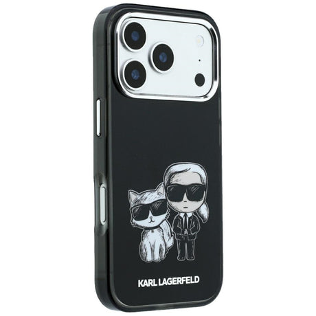 Karl Lagerfeld iPhone 17 Pro/iPhone 18 Pro Cover Smooth Karl & Choupette Sketch Sort
