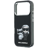 Karl Lagerfeld iPhone 17 Pro/iPhone 18 Pro Cover Smooth Karl & Choupette Sketch Sort