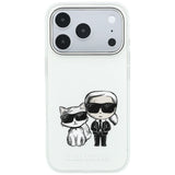 Karl Lagerfeld iPhone 17 Pro Max/iPhone 18 Pro Max Cover Smooth Karl & Choupette Sketch Beige